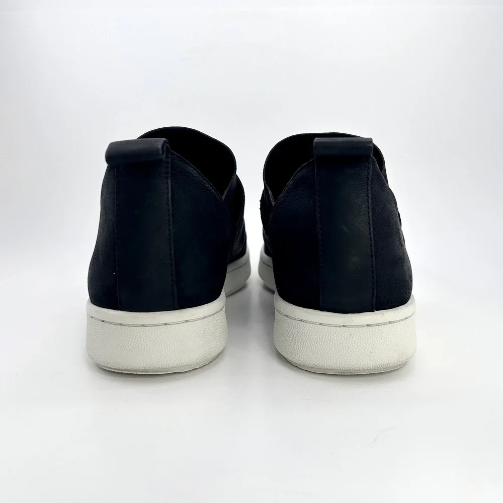 Eileen Fisher Kipling Sneakers Womens 9 Black Nubuck Leather Comfort EF45116